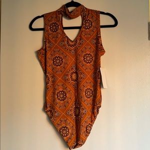 NWT Paisley Bodysuit